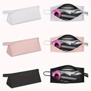 Portable Hair Dryer Storage Bag, Hair Dryer Travel Storage Bag, PU Leather